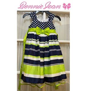 Bonnie Jean sleeveless lined dress; girls' size 4.
